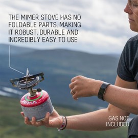 Primus Gas Stove Camping Cooking Set - Mimer Stove Kit II - Camping Cookware Kit with Gas Burner, Camping Pan & Camping Pot - Camping Cooking Equipment - Camping Stove Set - Camping Pan Set