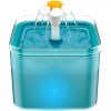AONBOY Cyan Green Cat Water Fountain 2L LED Quad Filtration