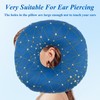 UKTYUAS Piercing Pillow,Ear Piercing Pillow for Side Sleepers,O-Shaped Pillows With