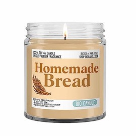 Homemade Bread Candle (4oz) Freshly Baked Loaf Scented Soy