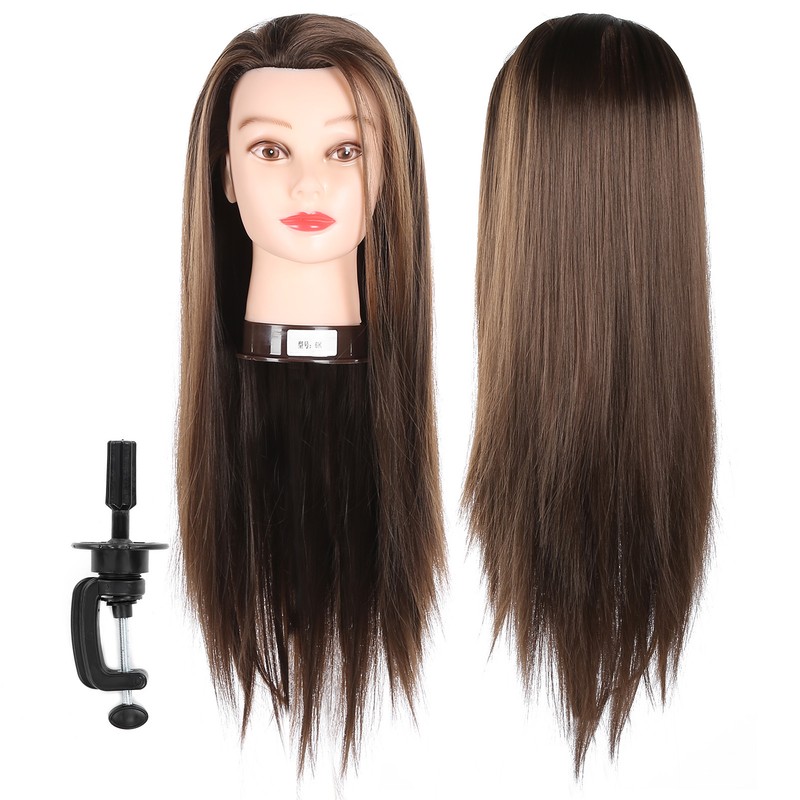Professional Mannequin Head Hairdressing Training Head for Hair Styling Braiding