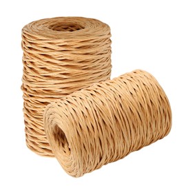 Paper Wire, Natural Iron Wire, 2 mm Paper Cord, Paper Wire, 200 m, Floral Wire, Tendril Wire, Binding Wire, Rustic for Christmas, Wedding Bouquet, Packaging, Flower Arrangement Tools, Light Brown