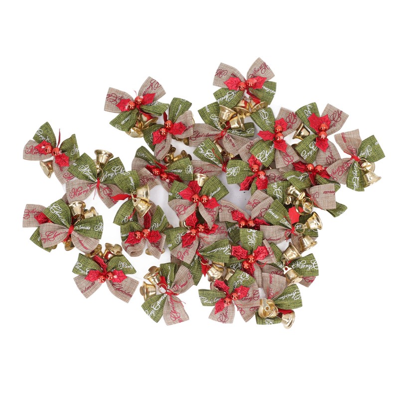 50Pcs Mini Bowknot Bells Durable Metal Happy Vibes Widely Used