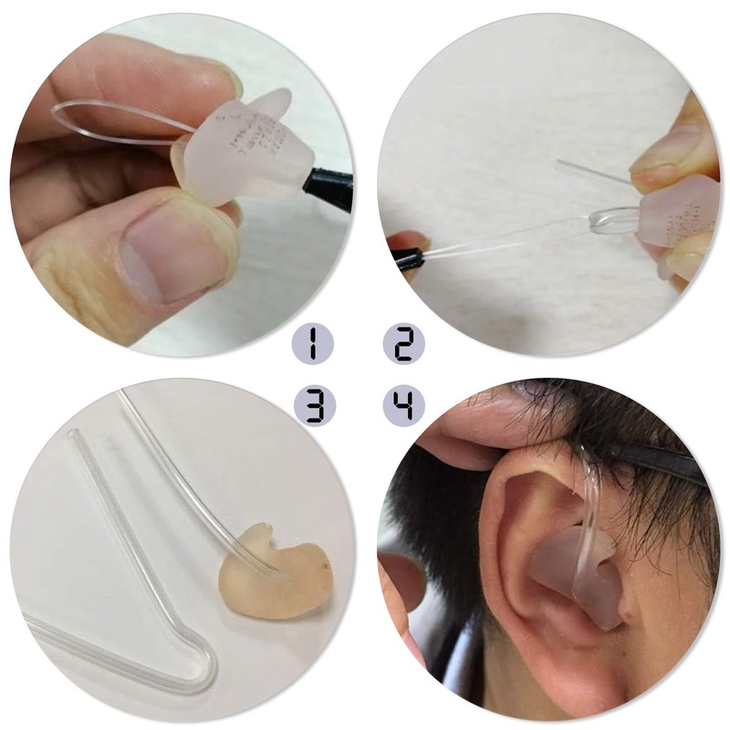 FEXPDL 10pcs Hearing Aid Tubes Hearing Aid Tubes Replacement NHS