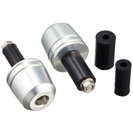 Active 60800024 Aluminum Bar End, Silver, φ33-L33