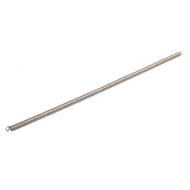 Sourcingmap® 0.5mmx6mmx300 mm Tension Spring Silver Tone 304 Stainless Steel Spring Wire Spring