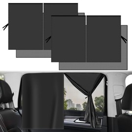 Tutamaz Sun Protection Car Pack of 2, Sun Protection Car Baby Children, Sun Protection Car Side Window, Car Curtain, UV Protection & Blackout Car Window, Heat Protection Curtain for Side Window
