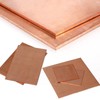 AcbbMNS 1 Piece 99.9% Pure Copper Sheet Metal 200x200mmx1mm T2