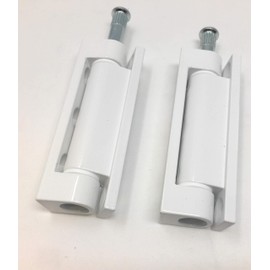 Screw-On Hinge Window Door Furniture Hinge 14 x 80 mm Pack of 2