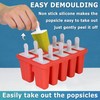 Silicone Popsicle Molds 10-cavity, DIY Ice Pop Mold for Kids