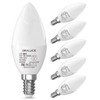 ORALUCE LED Chandelier Bulb, E12 LED, 40W Equivalent, Daylight, 6500K,