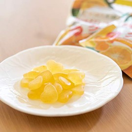 Jabara Honpo Citrus Jabara Gummy, 2.5 oz (70 g), Made with Peeling Paste, Citrus Narylchin, Wakayama Prefecture