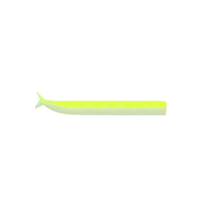 Fiiish Crazy Sand Eel 100 3 Lure Bodies - Fluo