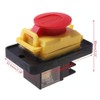 KJD12 Emergency Stop Electromagnetic Switches KEDU Pushbutton Switch for Lathes