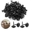 200 Pcs Metal Upholstery Tacks, Thumb Tacks, Black, 13mm×7.5mm