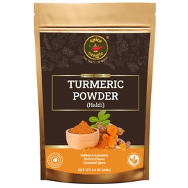 Spice Magic Turmeric Powder – 3.5 oz (100 g) | Pure, Natural Ground Haldi for Cooking, Golden Milk & Wellness Recipes.