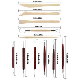 Clay Tools Dough Carving Tools Set of 11 Stirrers Set Clay Spatula Spatula Carving Tools Clay Tools Pottery Line Drawing Spatula Clay Craft Sculpture Sculpture Spatula