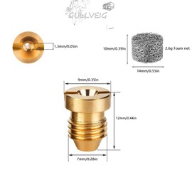 1.3mm Foam Cannon Kit - Foam Nozzle and Pressure Washer Accessories for Car Washing, Including Foam Gun, Pressure Washer Nozzles, and Car Wash Kit, Foam Cannon for Pressure Washer - Set of 2