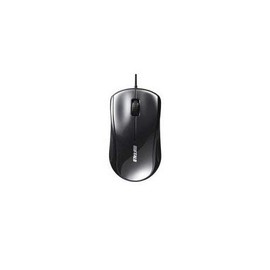 Buffalo BSMLU100BK Wired Laser 3 Button Mouse Black