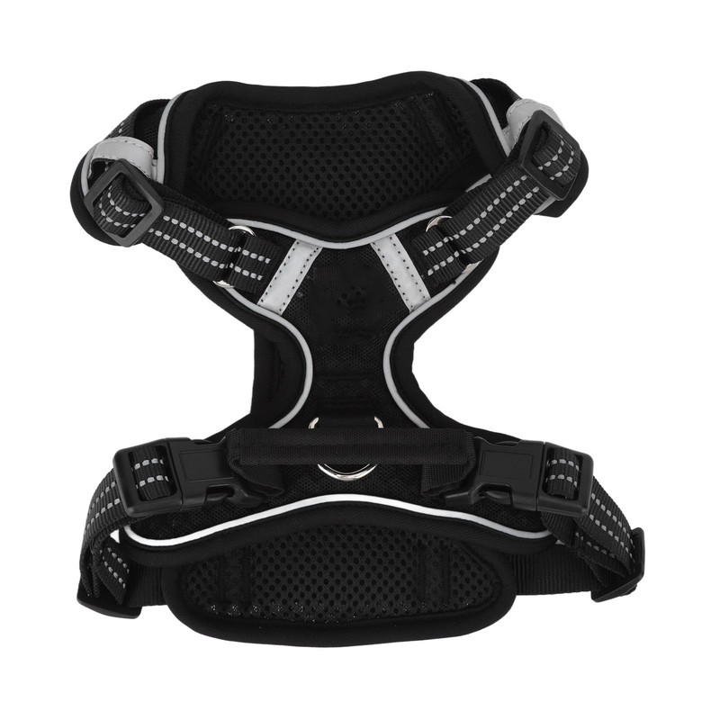 Dog Harness Adjustable Comfortable Reflective Strip Safety Mesh Dog Vest