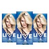 Schwarzkopf Live Intense Blonde Lightener, 3-Pack Permanent Lightening Colour with