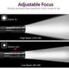 LED Pen Flashlight (3 Pack), Zoomable Head, COSMOING 3 Mode
