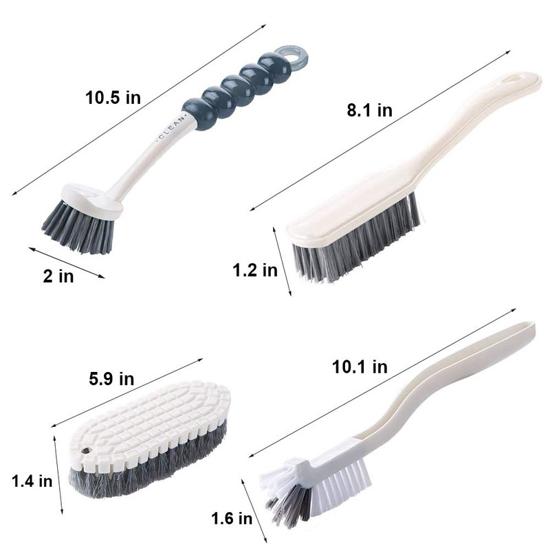 Cleaning Brushes Set, Dish Brush,Scrub Brush Bathroom Brush, Kitchen Scrub