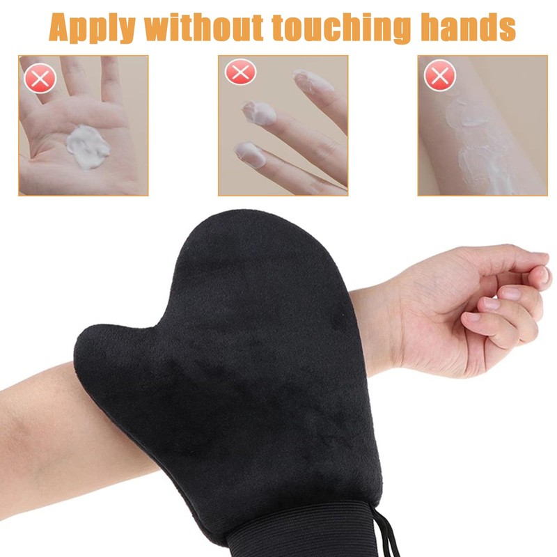 Self Tanning Mitt Applicator, Double Sided Glove Tanning, Tanning Lotion