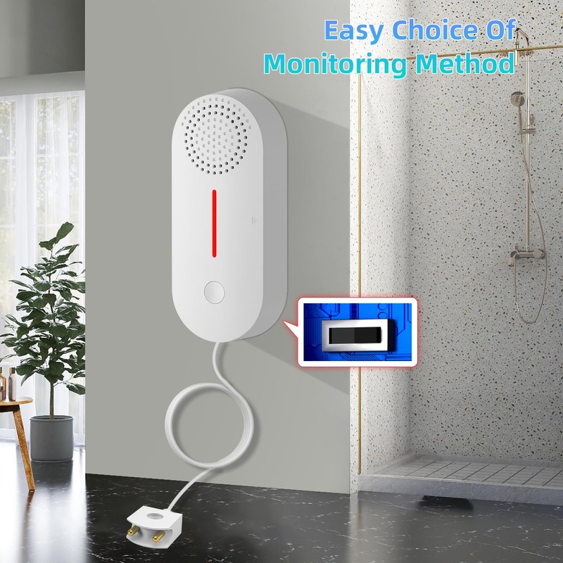 UanTii Smart Water Leak Sensor with Sound Alarm Tuya WiFi