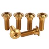UHDFBDHF 6Pcs Titanium Bolt M8 x 20mm 25mm Motorcycle Rear