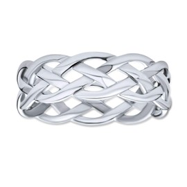 Ribbed Graduated Dome Shrimp Dainty Band Croissant Ring Thin Band For Women Teenagers .925 Sterling Silver, Other.