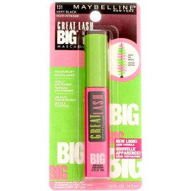 Maybelline 2 Pack Maybelline Great Lash BIG Washable Mascara, Very Black 131, 0.34 fl oz