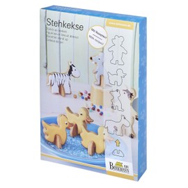 Stehkekse Ausstechformen verschiedene Tiermotive Edelstahl Ausstecher 6-8 cm
