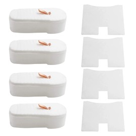 kingsea Filter Kit Replacement for Shark Vertex Corded Stick PowerFins Vacuum HZ2000, HZ2002, HZ251, Part # XPMFHZ2000, XFFKHZ2000, 4 Pack