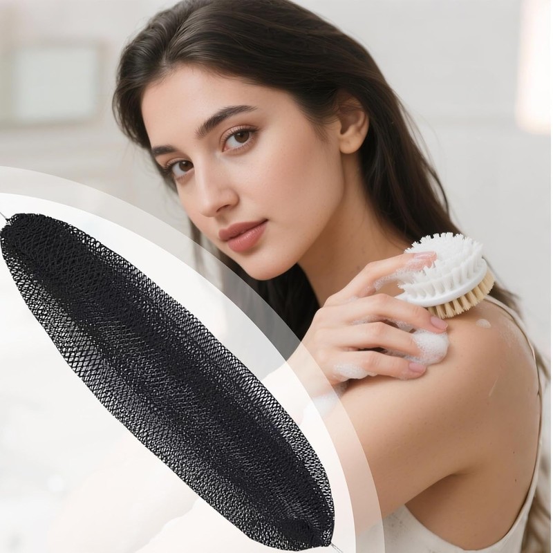 Esponja de red exfoliante africana para el cuerpo y espalda