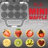 SugarWhisk Mini Waffle Maker Machine, Tiny Waffle Bites Iron for
