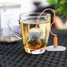 Infusor de té de silicona de 1 PCS, filtro de colador de infusores de té de hoja de forma de buzo lindo innovador para hacer té en casa, regalo de fiesta presente,Utensilios de Decoración