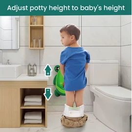 Cute Frog Potty Training Urinal for Toddler Boys with Spinning Aiming Target