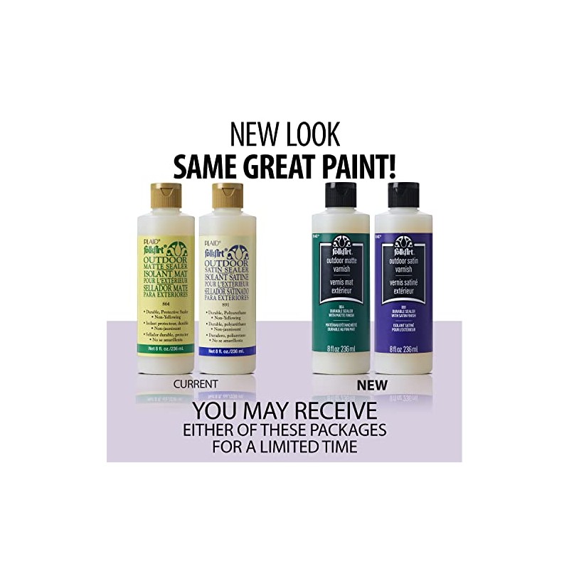 FolkArt Acrylic Outdoor Sealer (8 Ounce), Matte Finish