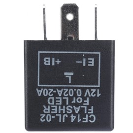 Rainco LED Flasher Relay CF-14 EP35 3-Pin 12V Fix for LED Turn Signal Bulbs Hyper Flash