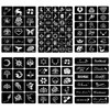 22 Sheets Henna Tattoo Stencil Kit, Henna Stencils Temporary Tattoo