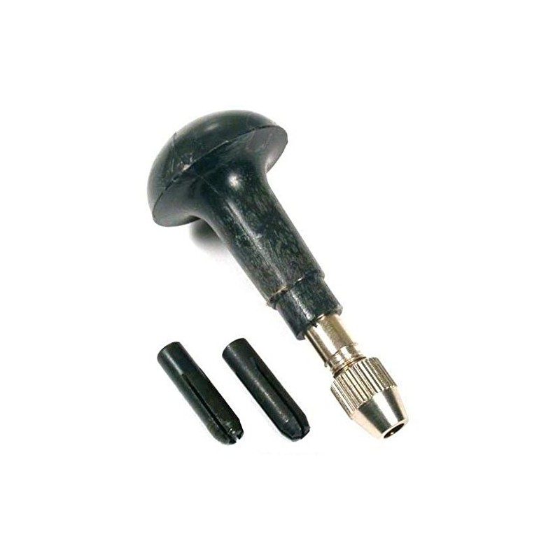 Pin Vise Graver Holder Wooden Graver Handle & Graver Sharpener