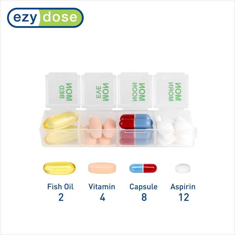 EZY DOSE Weekly (7 Day) 4 Times a Day Push