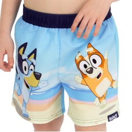 Bluey Boys Swim Shorts | Bingo Boys Swim Trunks for Pool Or Beach | Kids Swimwear | Blue 8