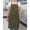 crazy bean BBQ Apron for Men Women Adjustable Work Apron