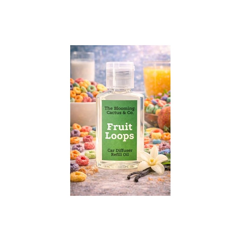 Fruit Loops Car Diffuser Oil Refill - Long Lasting Essential