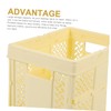 COLLBATH Collapsible Storage Bin for Home Organization Multifunctional Snack Basket