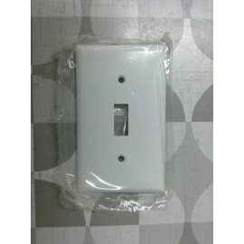 Eagle Electric 2134W 1-Gang Toggle Switch Wallplate, White **Free Shipping**