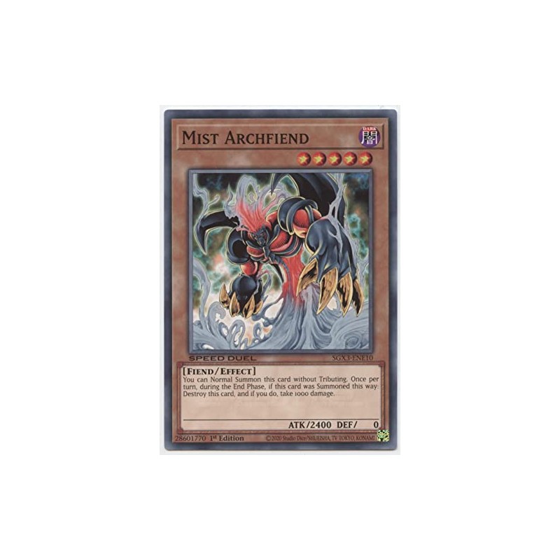 Mist Archfiend - SGX3-ENE10 - Common - 1st Edition