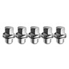 Oispyer 5PCS M14x1.5 Chrome Wheel Lug Nut 22mm Hex Compatible